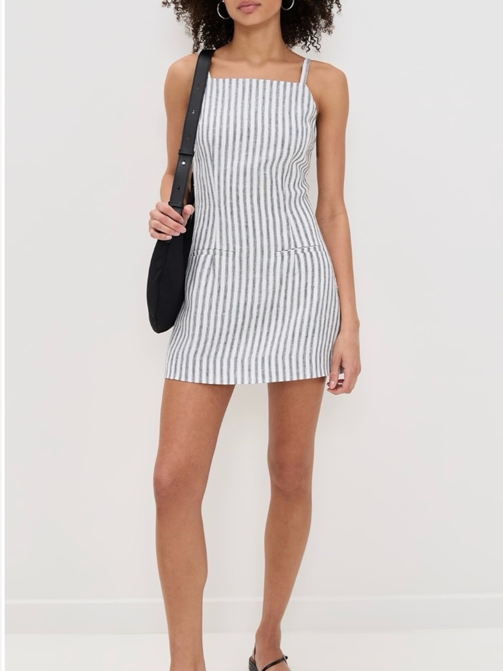 NWOT Reformation Phillipa Striped Linen Dress size 8